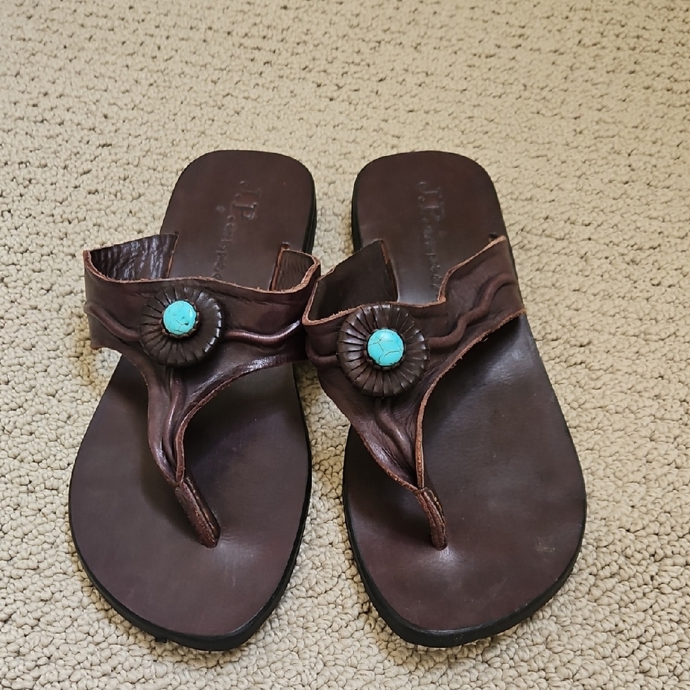 J.P. MATTIE Leather Sandals